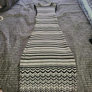 Black & White bodycon dress